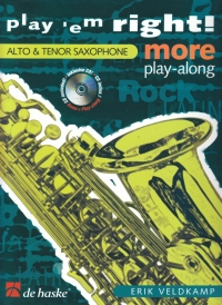 Play Em Right More Play Along Alto/tenor Sax Bk&cd Sheet Music Songbook