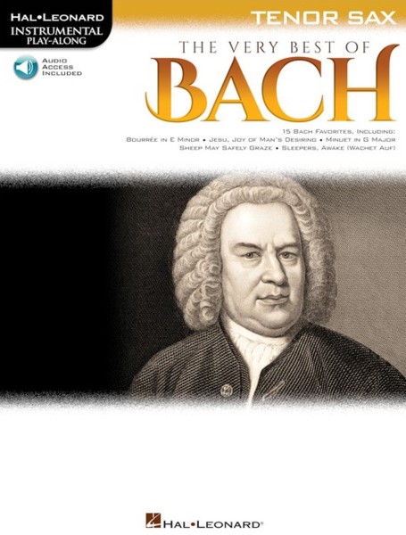 Very Best Of Bach Instrumental Tenor Sax + Online Sheet Music Songbook