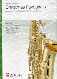 Christmas Favourites Dezaire/schaars Sax Quartet Sheet Music Songbook