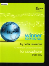 Winner Scores All Lawrance Saxophone Eb/bb + Cd Sheet Music Songbook