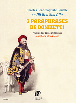 Soualle 3 Paraphrases De Donizetti Alto Sax & Pf Sheet Music Songbook
