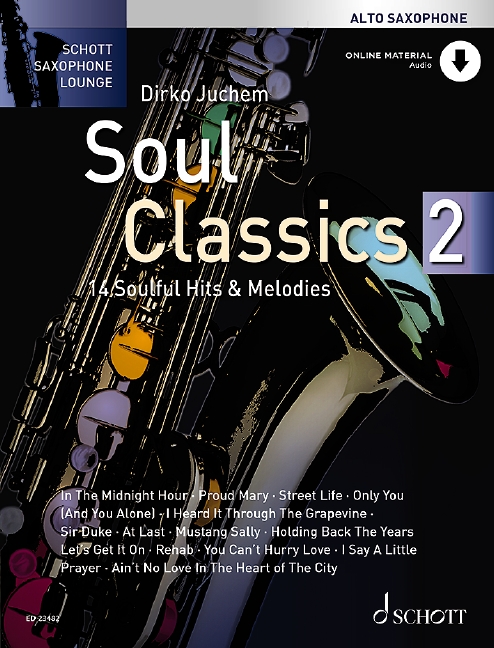 Soul Classics 2 Alto Saxophone Book + Online Sheet Music Songbook