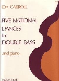Carroll Five National Dances Double Bass Sheet Music Songbook