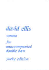 Ellis Sonata Op42 Double Bass Sheet Music Songbook