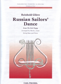 Gliere Russian Sailors Dance Isaac Double Bass Pf Sheet Music Songbook