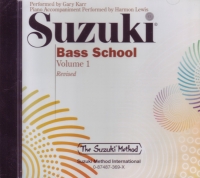 Suzuki Bass School Vol 1 Cd Only Sheet Music Songbook