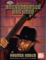 Tyrone Brown Compositions For Double Bass Bk/audio Sheet Music Songbook