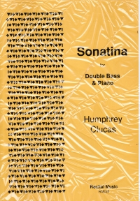 Clucas Sonatina Double Bass Sheet Music Songbook