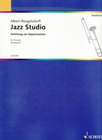 Jazz Studio Trombone Mangelsdorff Sheet Music Songbook