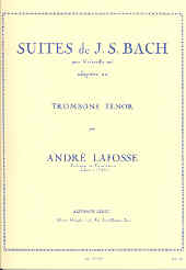 Bach Suites (cello) Arr Lafosse Tenor Trombone Sheet Music Songbook