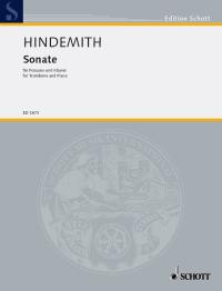 Hindemith Sonata Trombone And Piano Sheet Music Songbook