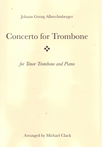Albrechtsberger Concerto Tenor Trombone Sheet Music Songbook