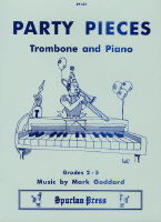 Goddard Party Pieces Tenor/bass Trombone & Piano Sheet Music Songbook