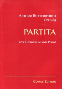 Butterworth Partita Op89 Euphonium & Piano Sheet Music Songbook