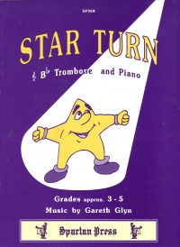 Glyn Star Turn (5 Pieces) Bb/treble Clef Tbn & Pno Sheet Music Songbook