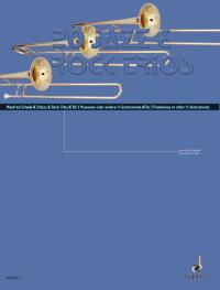 20 Jazz & Rock Trios Schenk 3 Tbns/bass Clef Inst Sheet Music Songbook