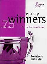Easy Winners Lawrance Trombone Bass Clef Sheet Music Songbook