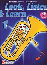 Look Listen & Learn 1 Method Bari/euph Tc Bk/cd Sheet Music Songbook