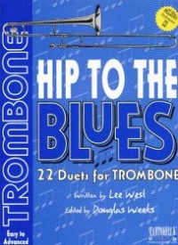 Hip To The Blues Trombone Duets Book & Cd Sheet Music Songbook