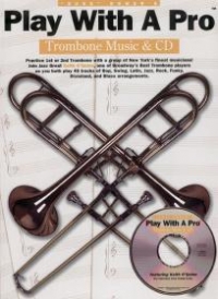 Play With A Pro Trombone Book & Cd Sheet Music Songbook
