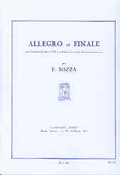 Bozza Allegro Et Finale Bass Trombone & Piano Sheet Music Songbook