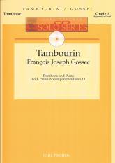 Gossec Tambourin Trombone Bass Cd Solo Series Sheet Music Songbook