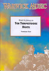 Nightingale Tempestuous Duets (10) Trombone Sheet Music Songbook