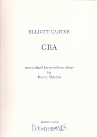 Carter Gra Trombone Btb-34 Sheet Music Songbook