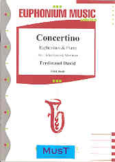 David Concertino Arr Mortimer Euphonium & Piano Sheet Music Songbook