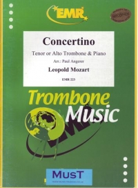 Mozart L Concerto Trombone & Piano Sheet Music Songbook