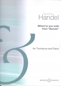 Handel Whereer You Walk Laycock Trombone & Piano Sheet Music Songbook