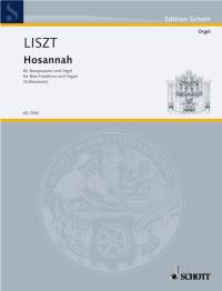 Liszt Hosannah Bass Trombone & Organ Sheet Music Songbook