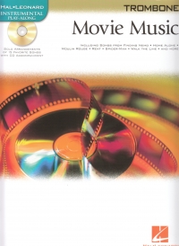 Movie Music Instrumental Play-along Trombone + Cd Sheet Music Songbook