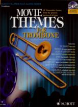 Movie Themes Trombone Book & Cd Sheet Music Songbook