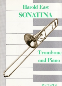 East Sonatina For Trombone & Piano Sheet Music Songbook