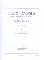 Defaye Two Dances Knaub Bass Trombone & Piano Sheet Music Songbook