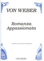 Weber Romanza Appassionata Trombone & Piano Sheet Music Songbook
