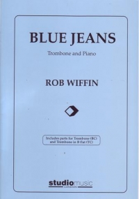 Wiffin Blue Jeans Trombone Bc/tc & Piano Accomp Sheet Music Songbook