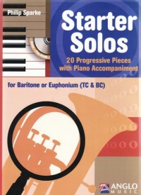 Starter Solos Baritone/euphonium Book & Cd Sheet Music Songbook