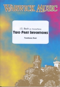Bach Inventions (2 Part)  Trombone Duet Sheet Music Songbook