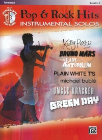 Pop & Rock Hits Instrumental Solos Trombone + Cd Sheet Music Songbook