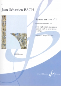 Bach Sonate En Trio No 1 Bwv525 Euphonium Sheet Music Songbook