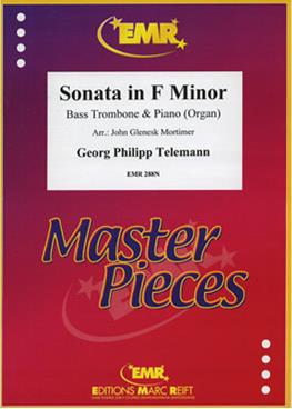 Telemann Sonata F Minor Bass Trombone Sheet Music Songbook
