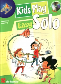 Kids Play Easy Solo Trombone Tc/bc Book + Cd Sheet Music Songbook