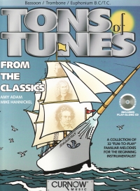 Tons Of Tunes From The Classics Trombone Book & Cd Sheet Music Songbook