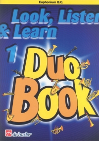 Look Listen & Learn 1 Duo Book Euphonium Bc Sheet Music Songbook