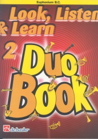 Look Listen & Learn 2 Duo Book Euphonium Bc Sheet Music Songbook
