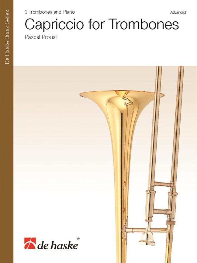 Proust Capriccio For Trombones 3 Trombones & Piano Sheet Music Songbook
