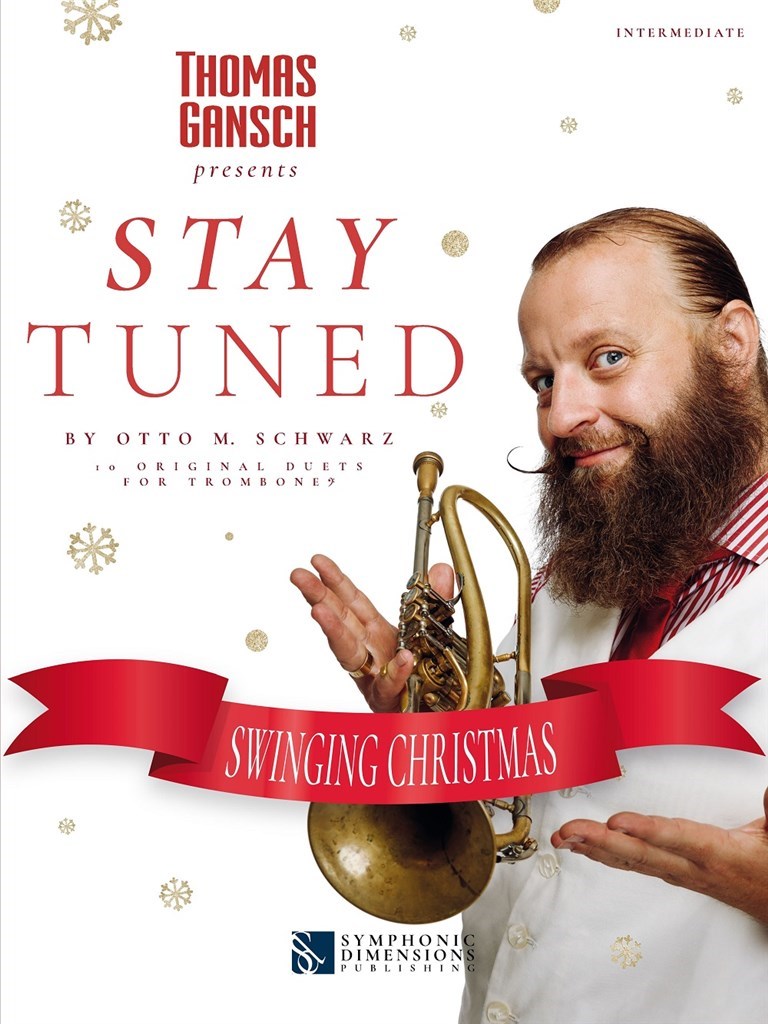 Stay Tuned Swinging Christmas Trombone Duet Sheet Music Songbook