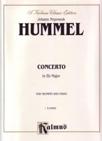 Hummel Concerto Eb Trumpet & Pf Bb Trumpet Sheet Music Songbook